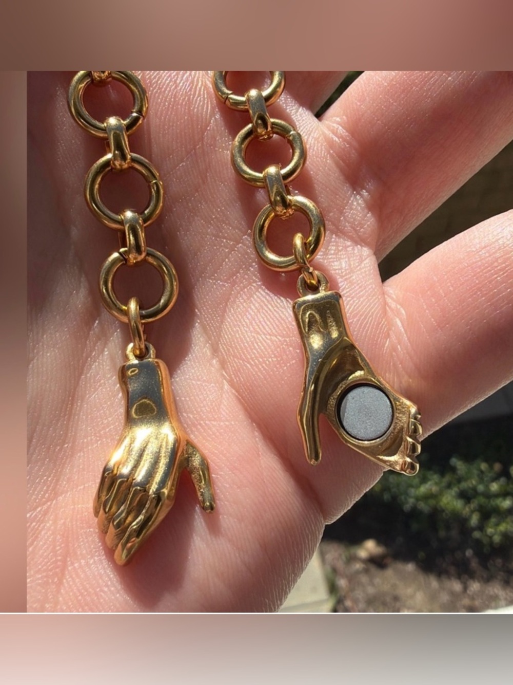 Hands of Friendship Choker Necklace - Picture 5 of 8